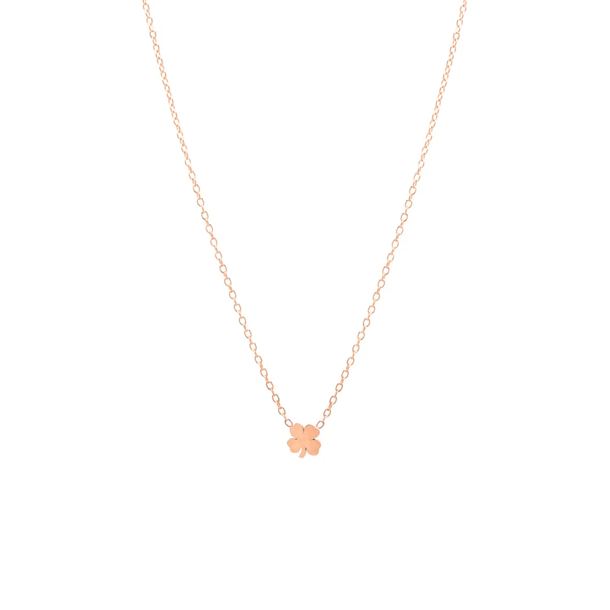 14k Itty Bitty Clover Necklace