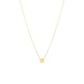 14k Itty Bitty Clover Necklace