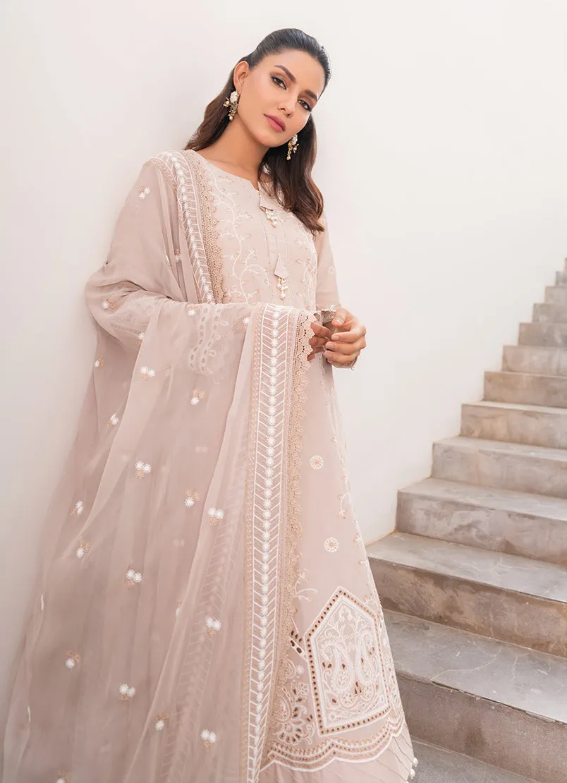 3 Pc Chikankari Lawn Unstitched