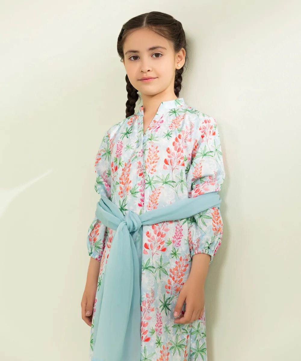 3 Piece - Printed Lawn Suit