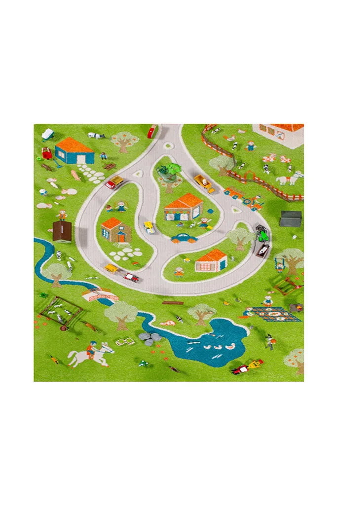 3D Play Rug - Farm (Medium)