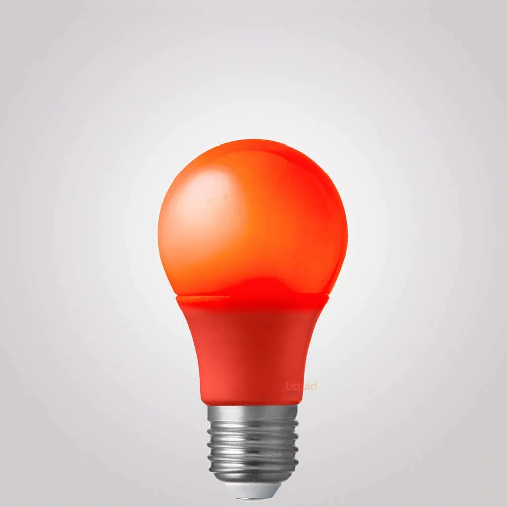 5W Red GLS LED Bulb E27