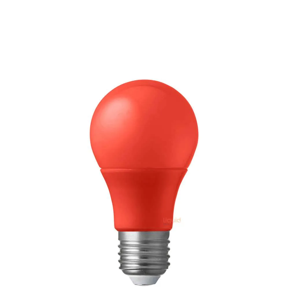 5W Red GLS LED Bulb E27