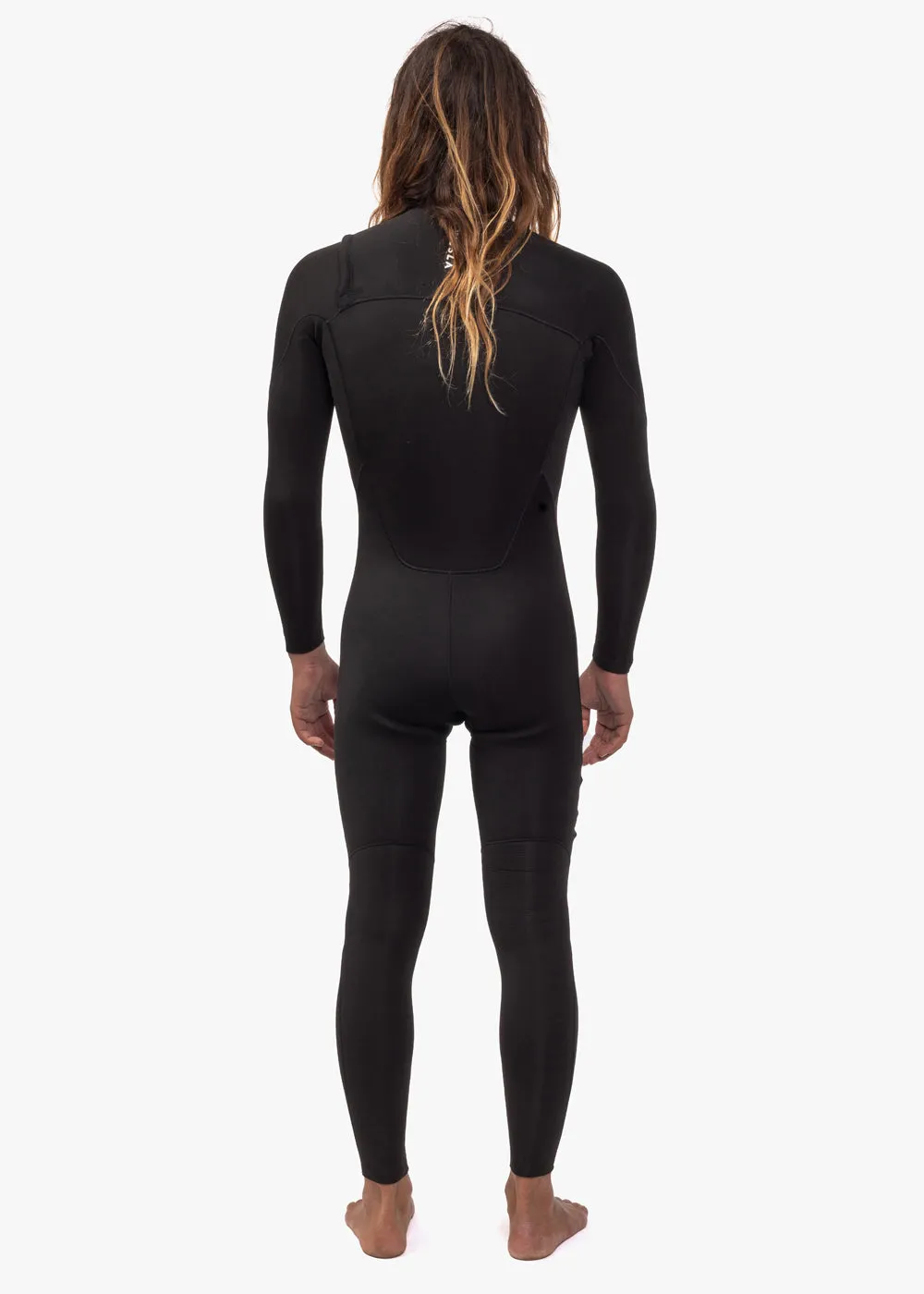 7 Seas 5-4 Full Chest Zip Wetsuit, BLK