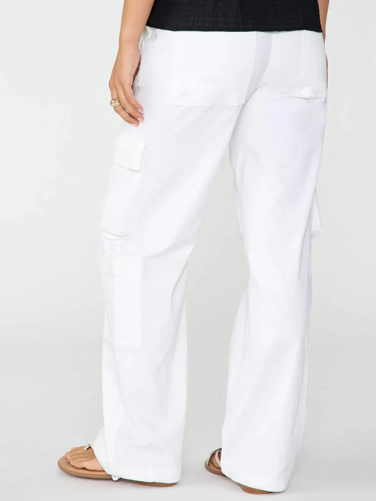 90'S CARGO PANT (WHITE) -SANCTUARY