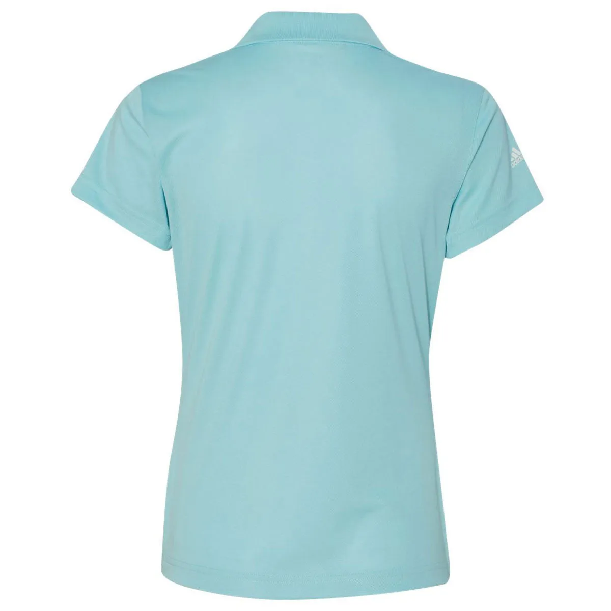 adidas Golf Women's Frost Blue/White Climalite Basic Sport Shirt