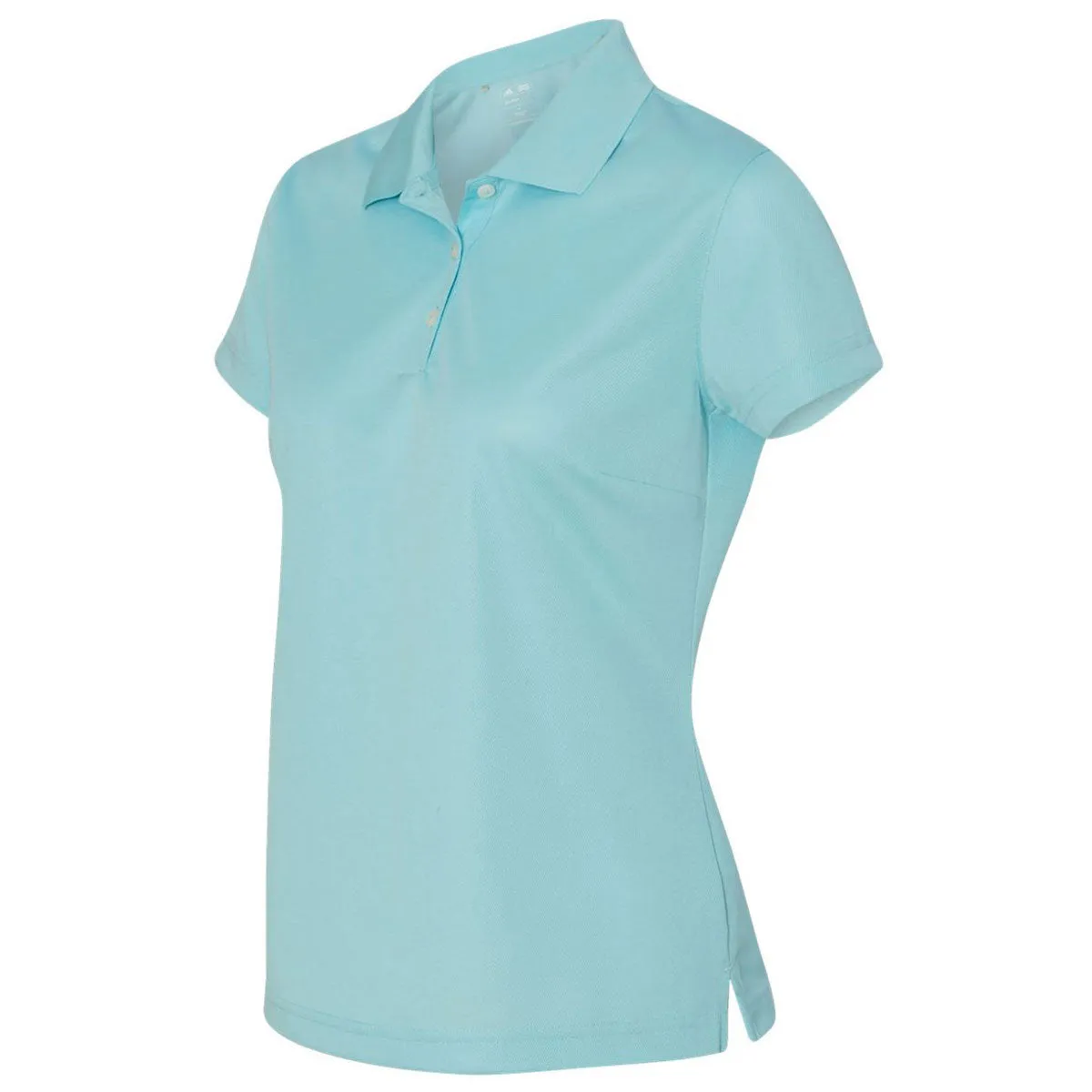 adidas Golf Women's Frost Blue/White Climalite Basic Sport Shirt