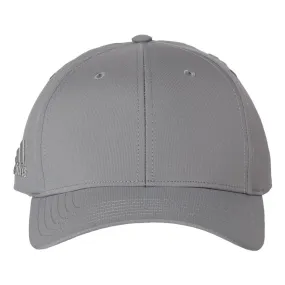 adidas Grey Poly Textured Performance Cap