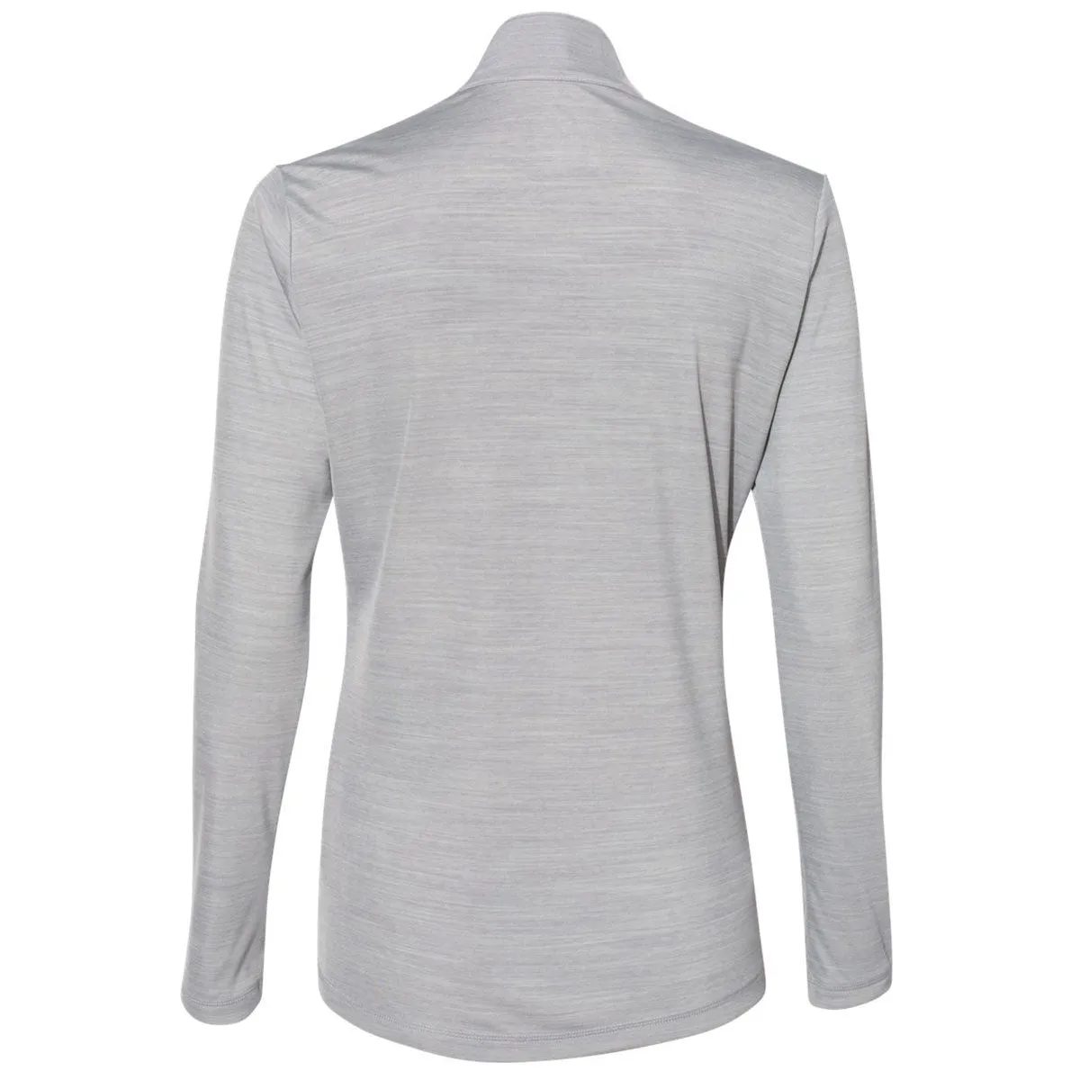 adidas Women's Mid Grey Melange Lightweight Quarter Zip