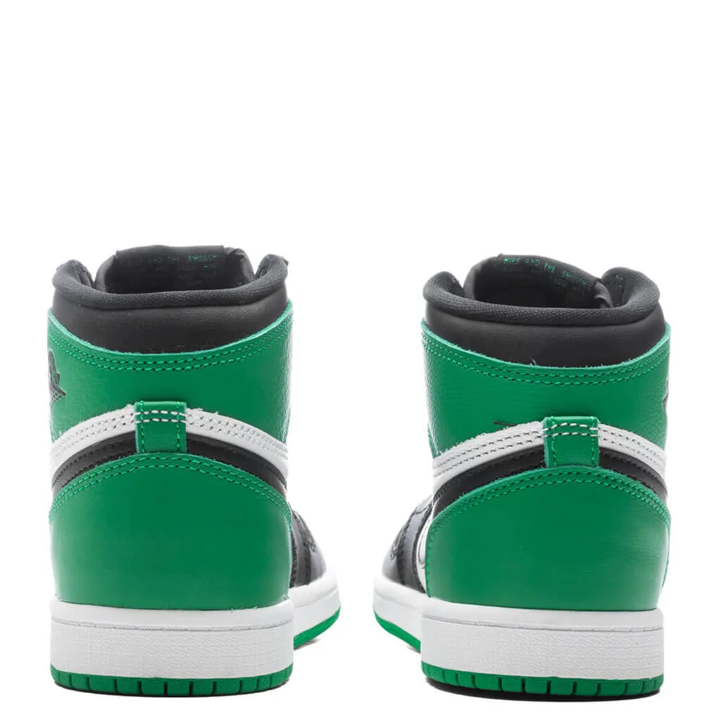 Air 1 Retro High OG (PS) - Black/Lucky Green/White