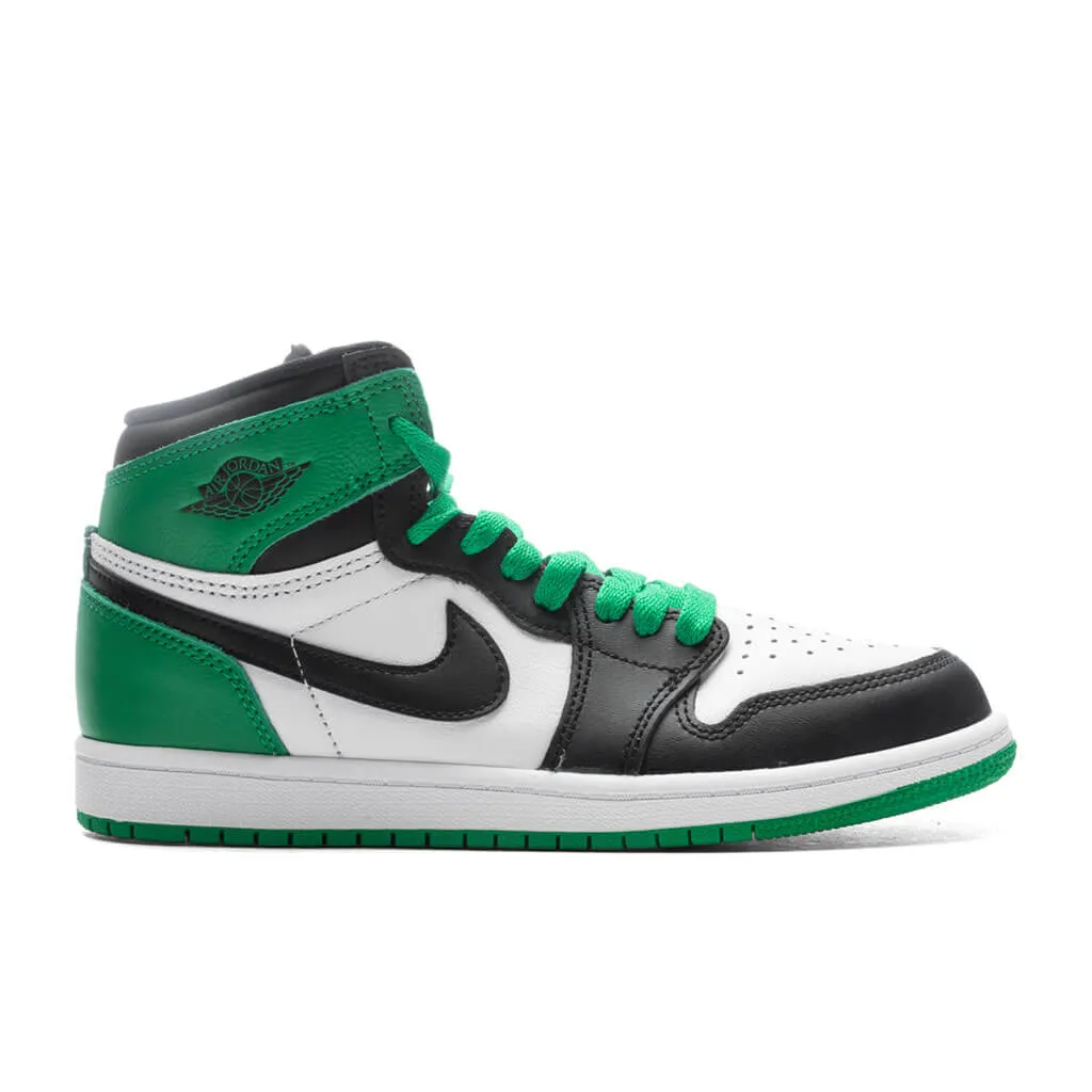 Air 1 Retro High OG (PS) - Black/Lucky Green/White