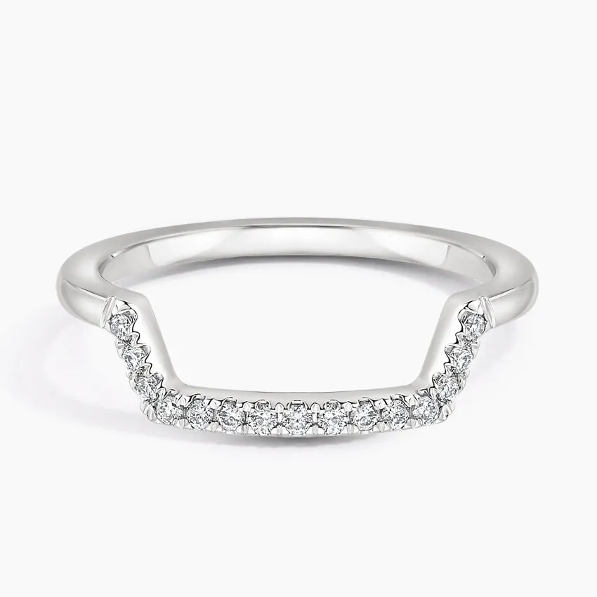 Alta Linear Nesting Wedding Band Ring - LR81