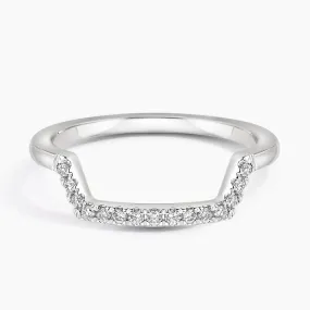 Alta Linear Nesting Wedding Band Ring - LR81