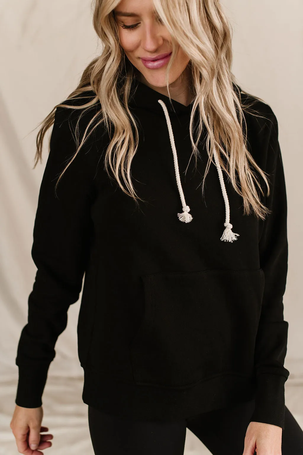 Ampersand Staple Hoodie- Black