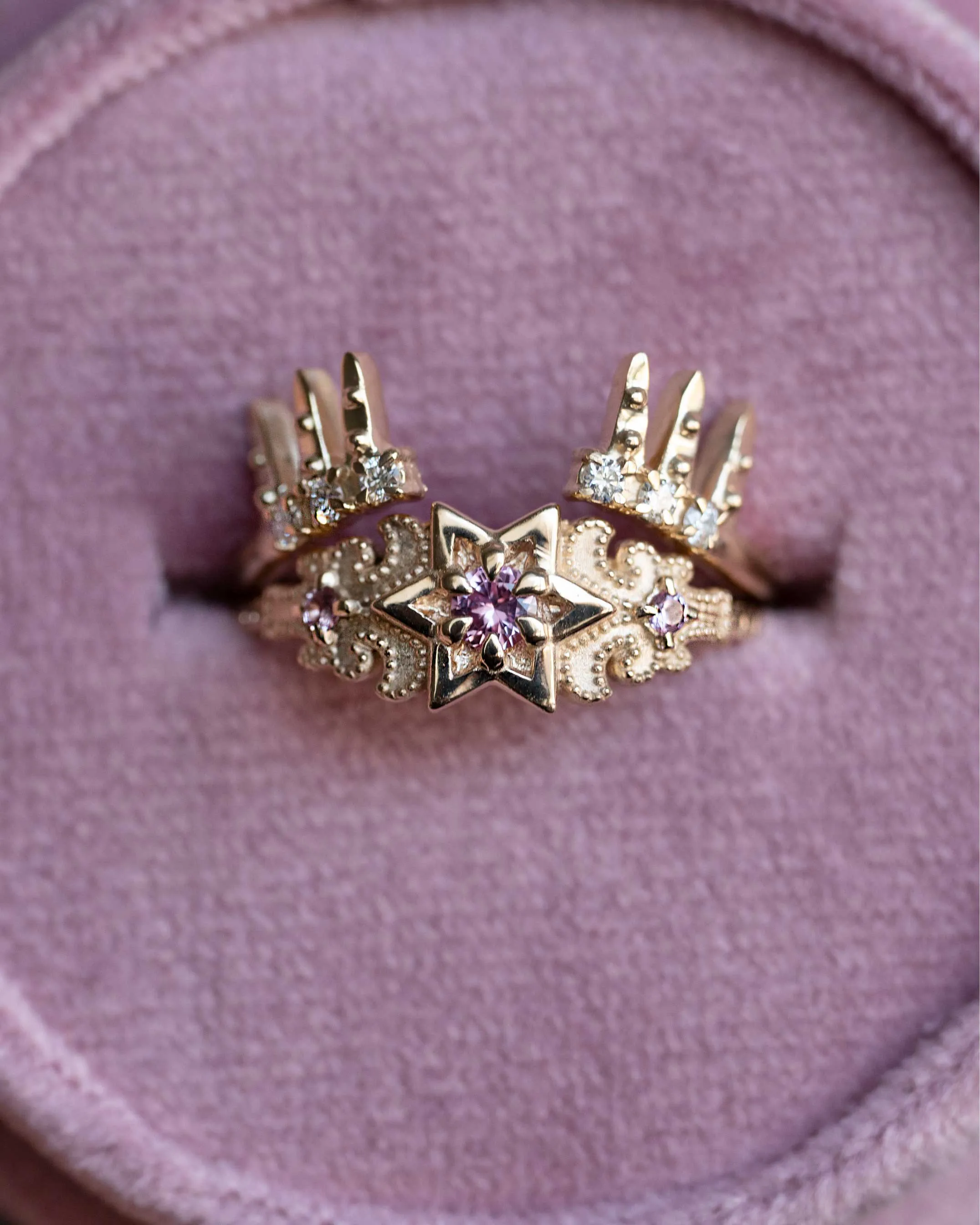 Artifact 06: The North Star in Pink Sapphire Ring