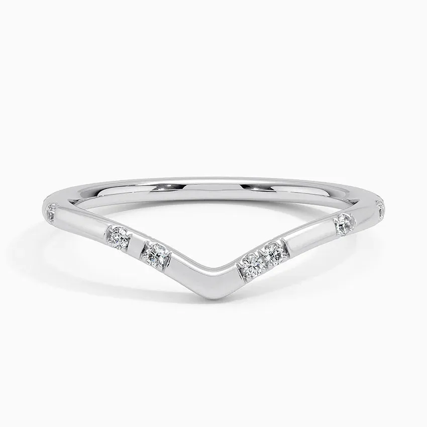 Astra Contour Wedding Band Ring - LR71