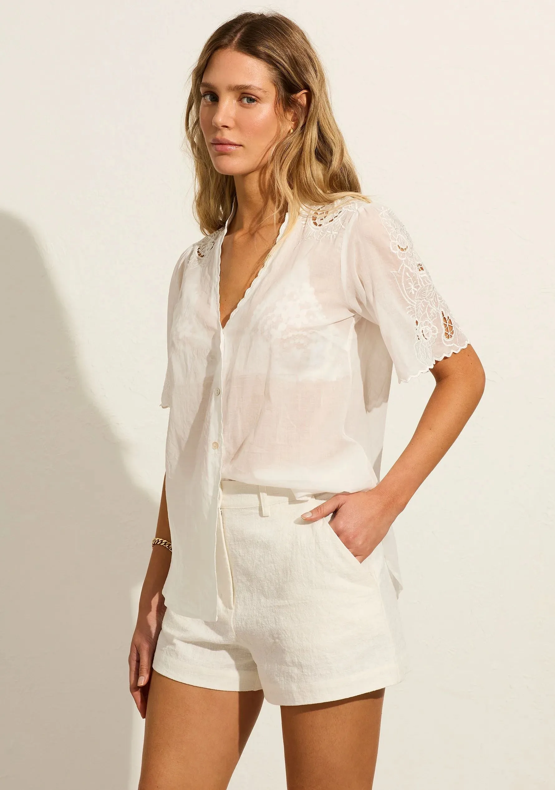 Auguste Alba Blouse - Off White