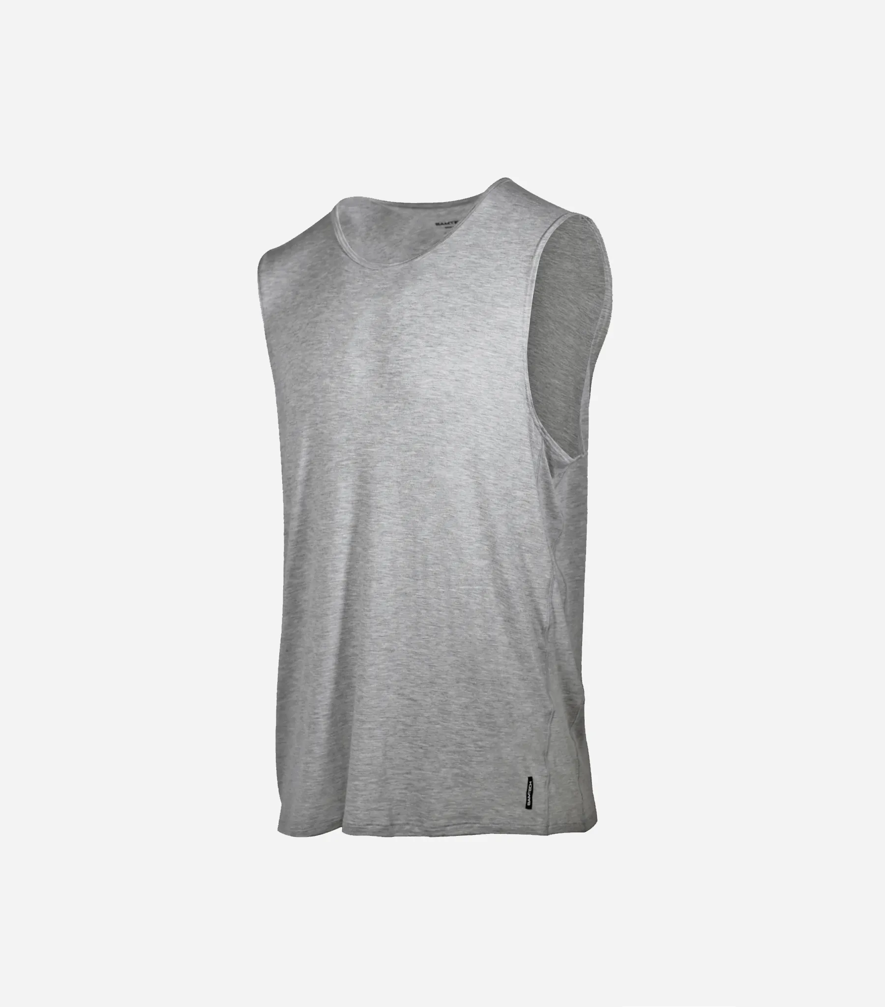 Bamboo Aerotech Tank - Heather Grey