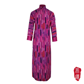 【BAMBOO】Masterpiece Collection 100% Silk Long Robe Cheongsam