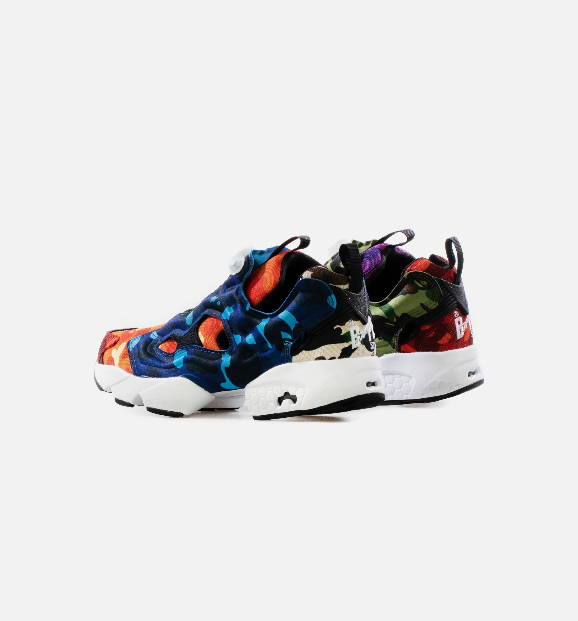 BAPE Instapump Fury Multi Camo Mens Lifestyle Shoe - Multi/Camo