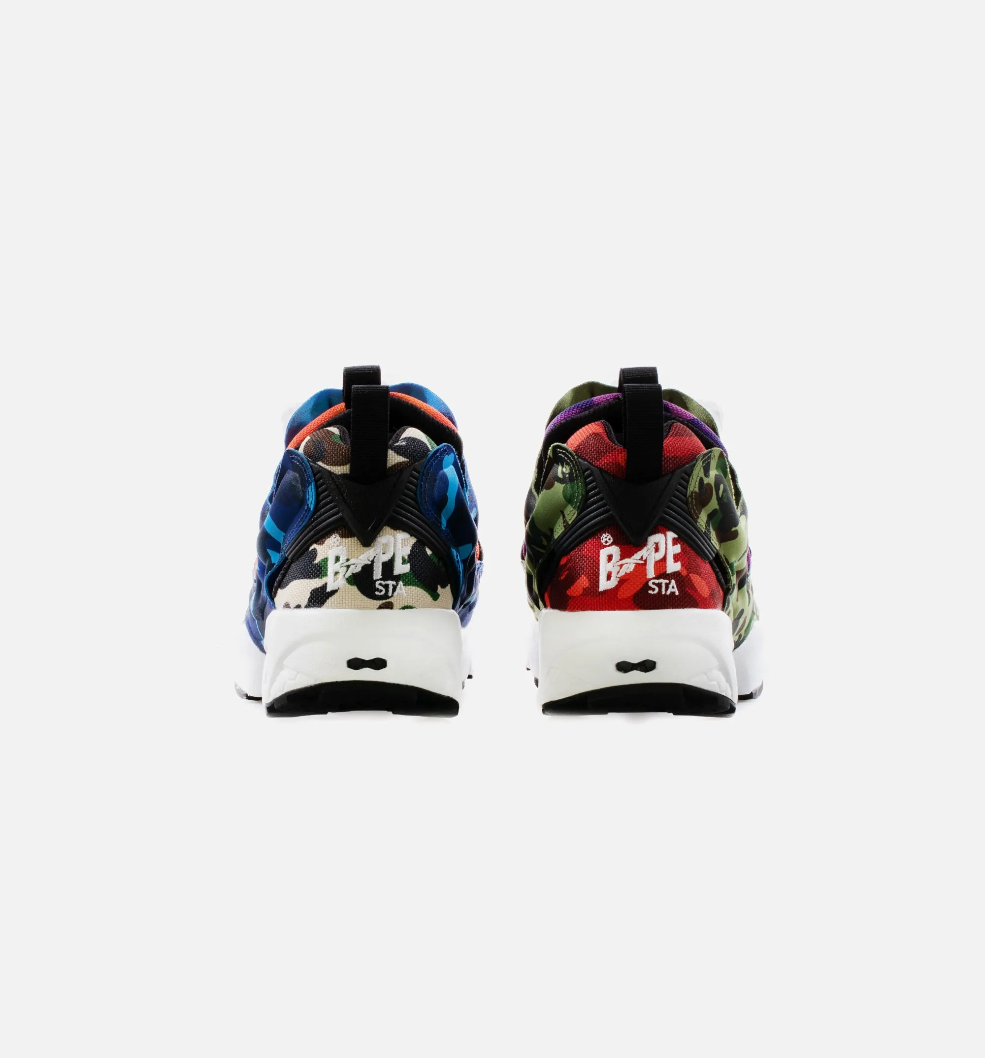 BAPE Instapump Fury Multi Camo Mens Lifestyle Shoe - Multi/Camo