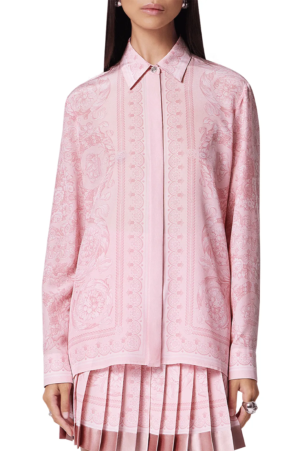 Barocco Shirt - Pale Pink