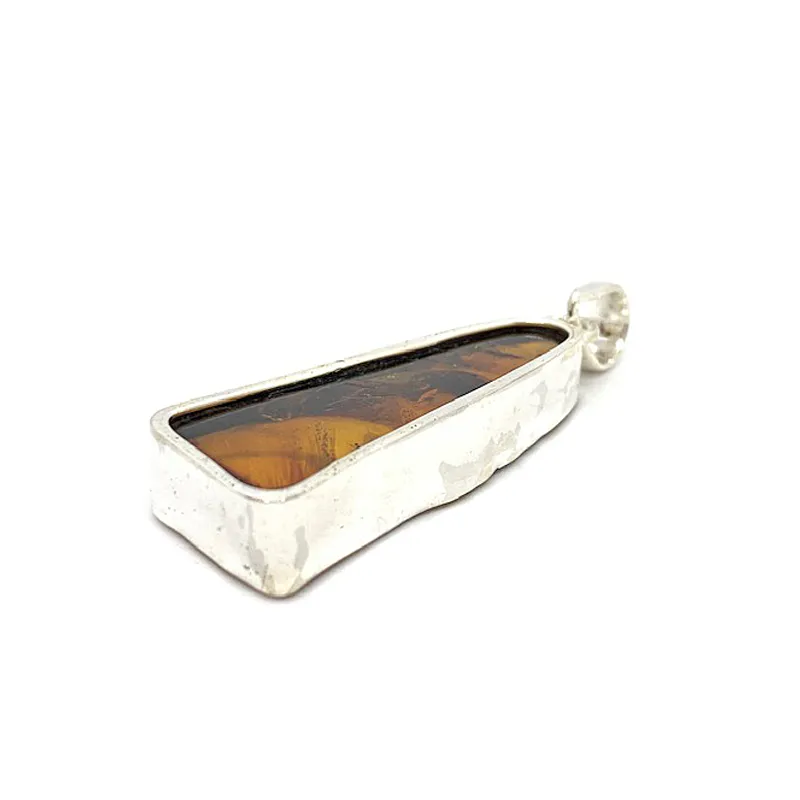 Bartley Amber Gemstone Pendant C