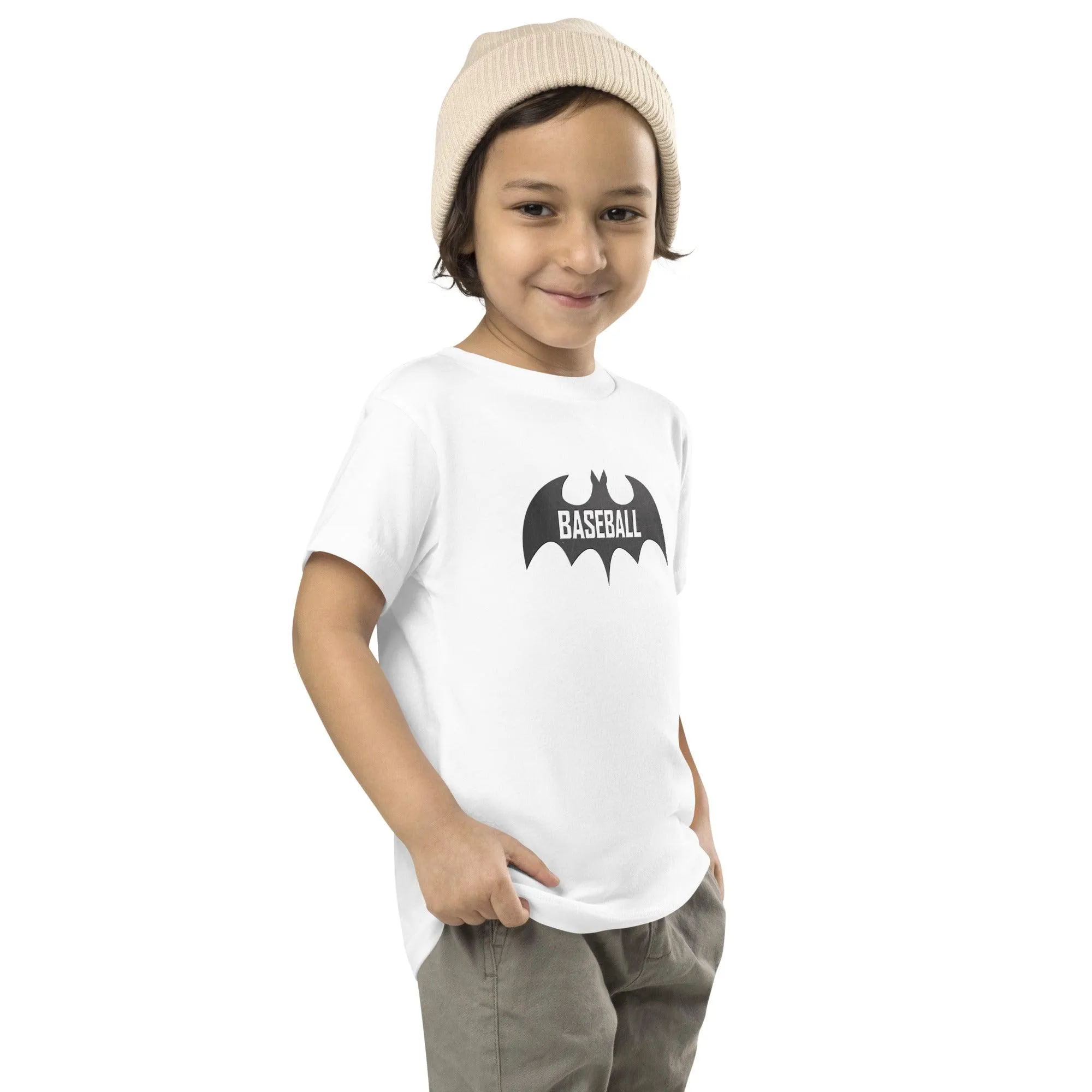 Baseball Bat Toddler Short Sleeve Tee