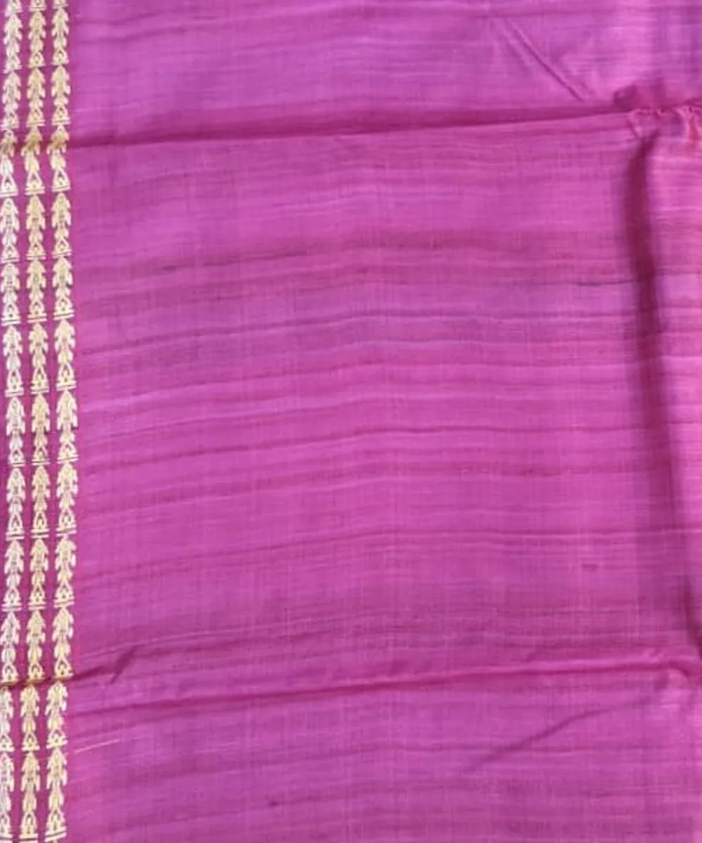 Beige multicolor tussar silk handloom gopalpur saree