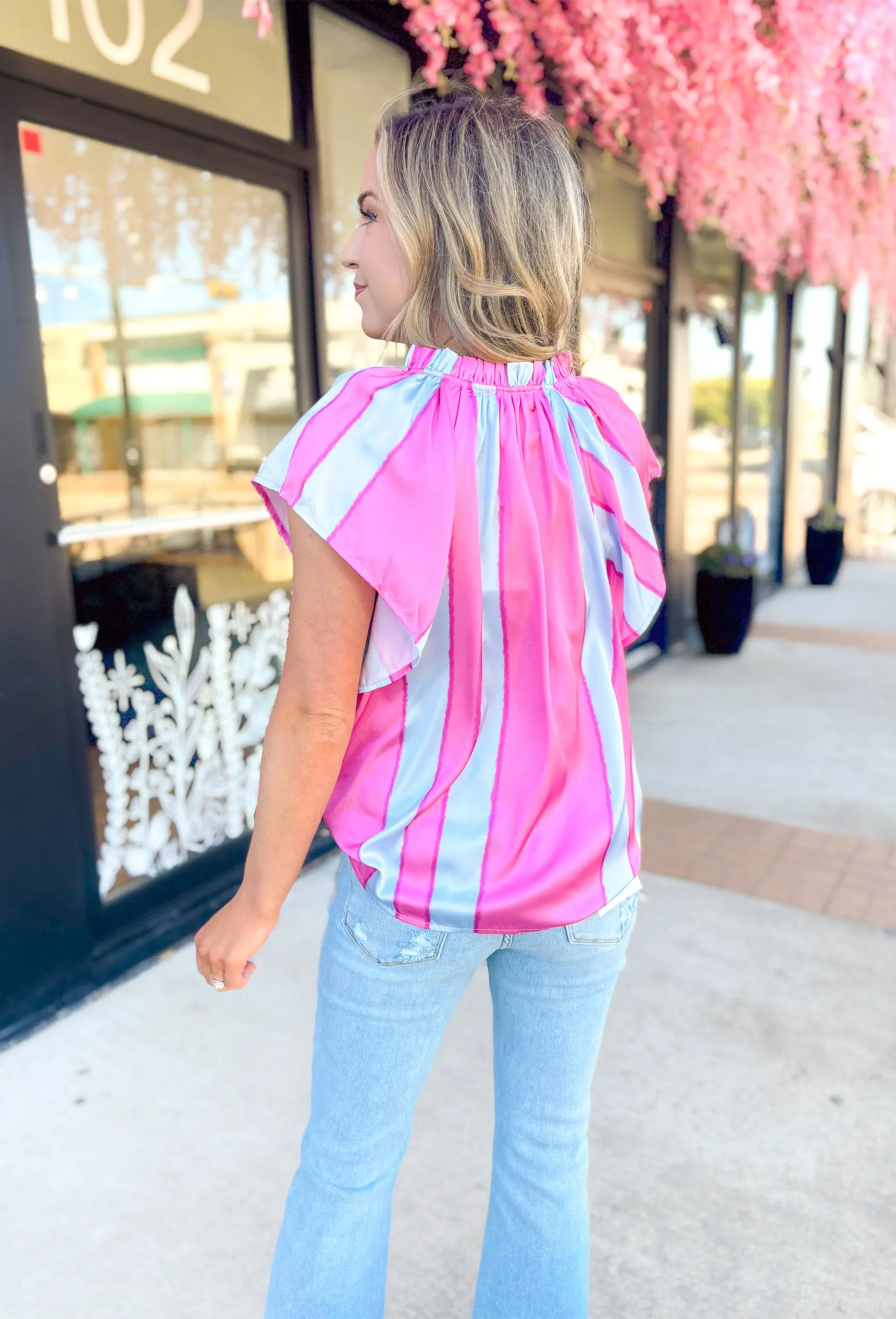 Better Off Blouse in Pink