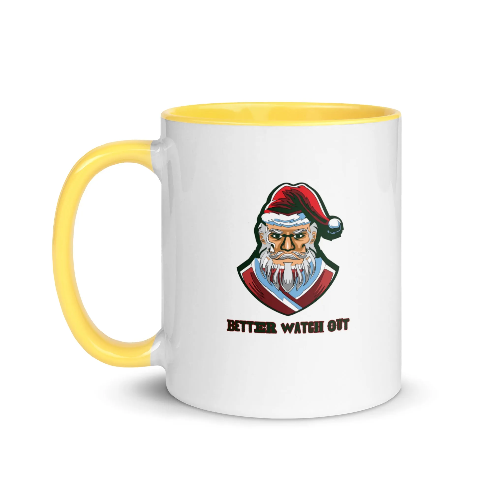 Better Watch Out Mug with Color Inside