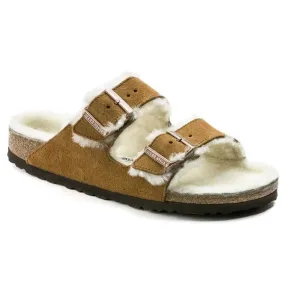 Birkenstock Women's Arizona Shearling - Mink Suede