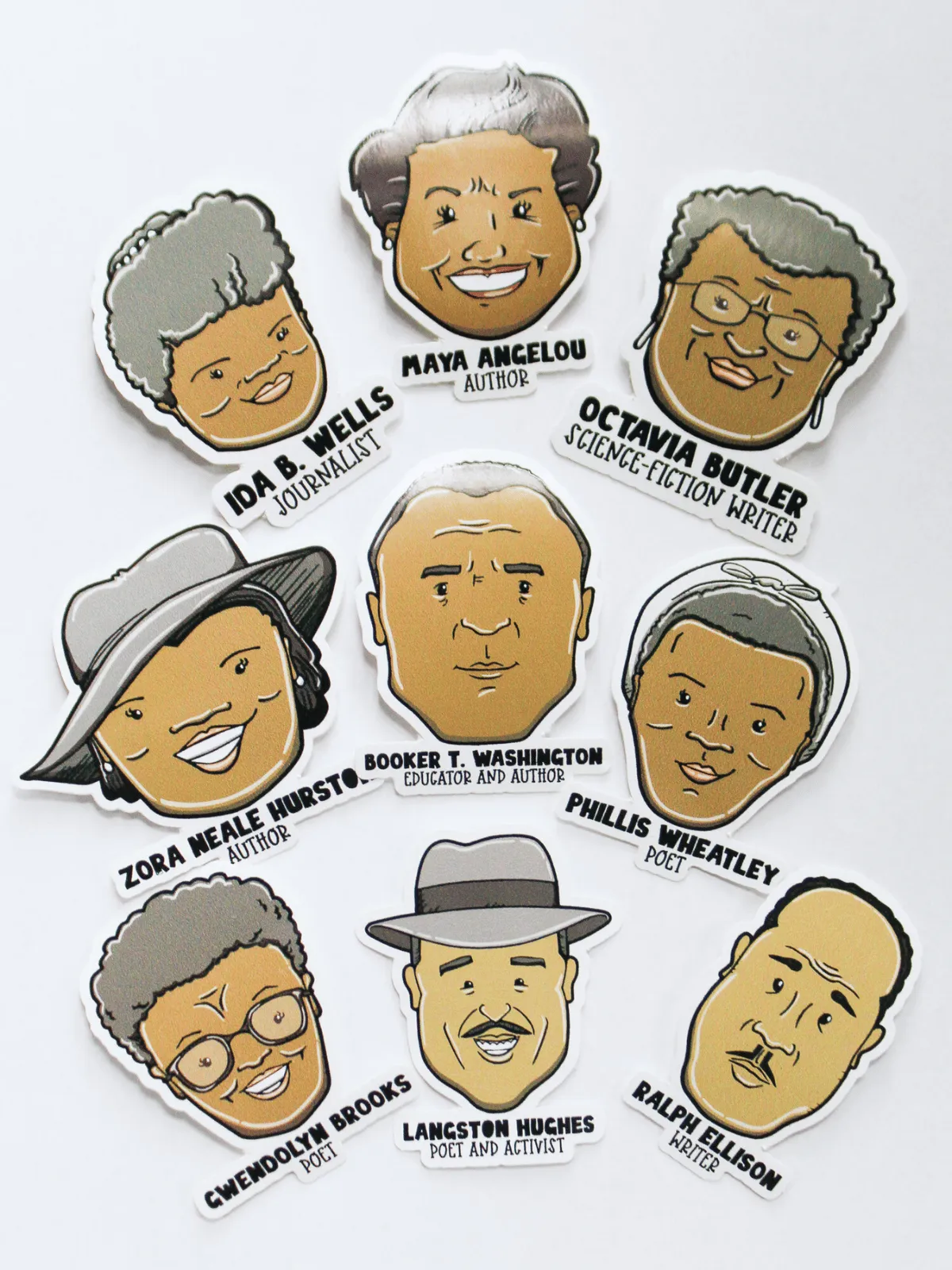 Black History Month Sticker Pack - Literacy