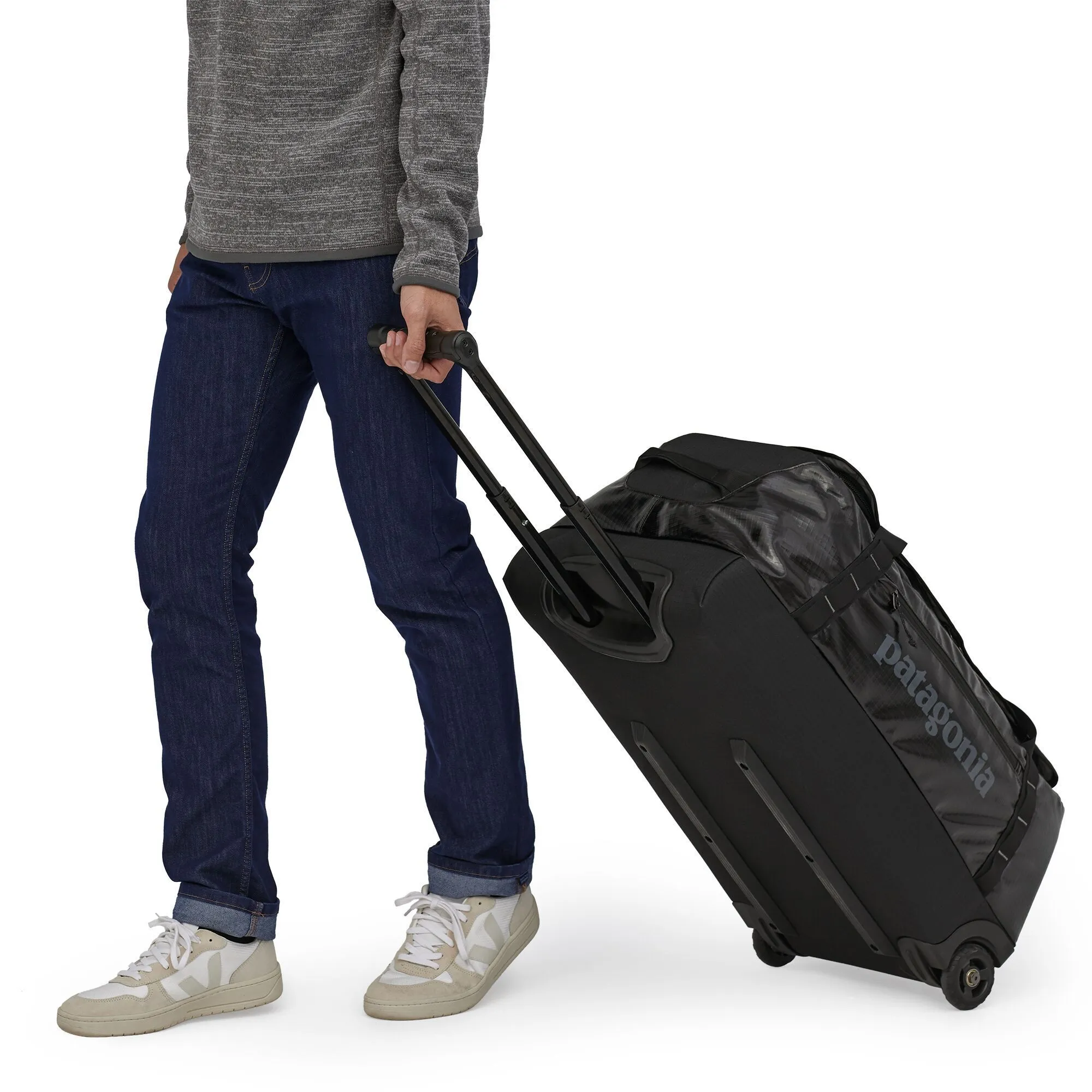 Black Hole Wheeled Duffel Bag 70L - Recycled Polyester