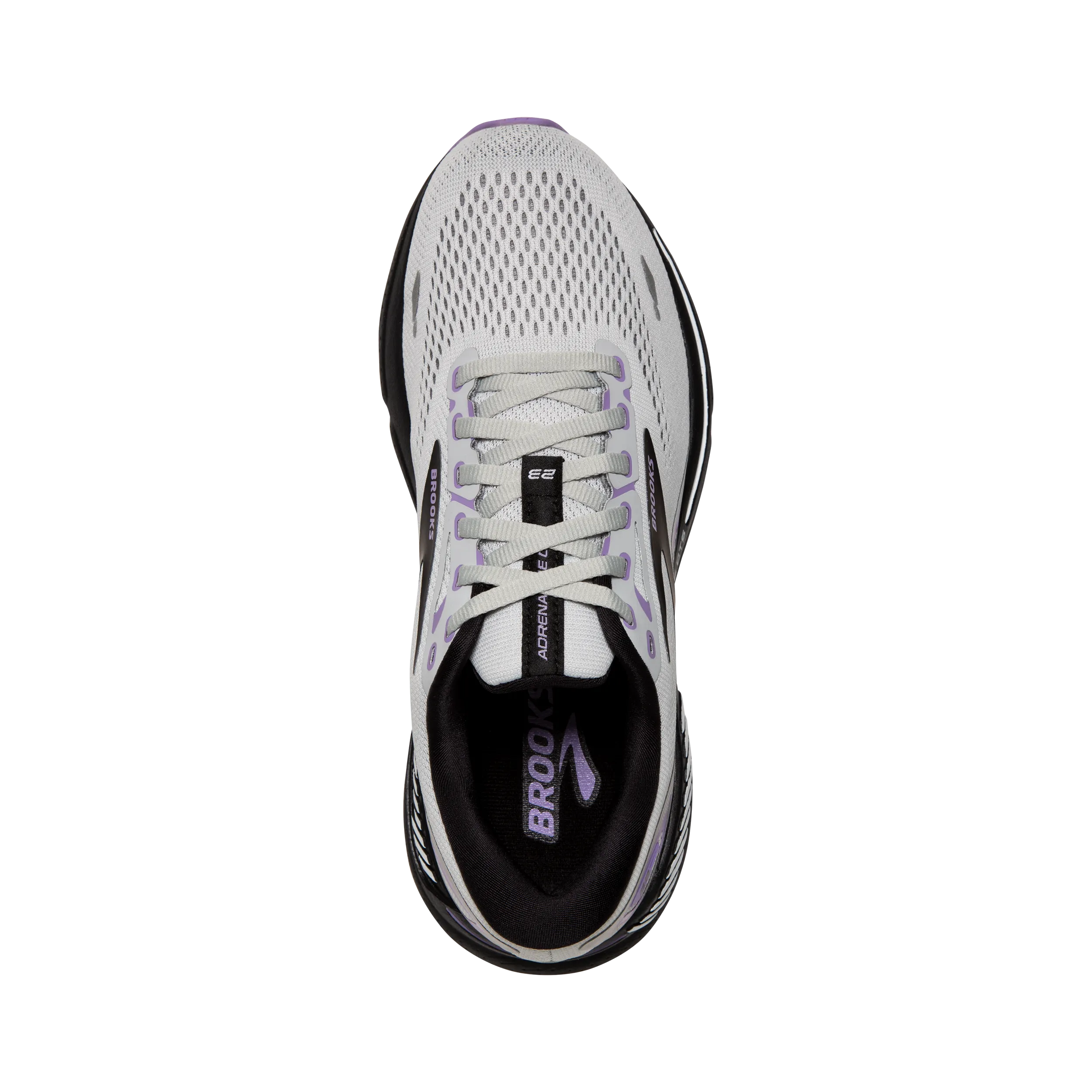 Brooks Adrenaline GTS 23 (D-Width) - Grey/Black/Purple (Womens)