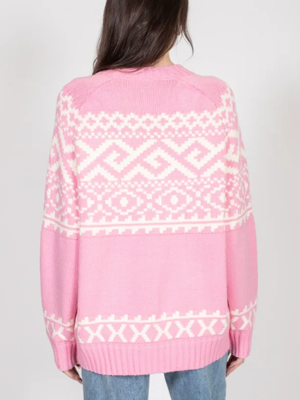 BRUNETTE THE LABEL Fairisle Knit Sweater