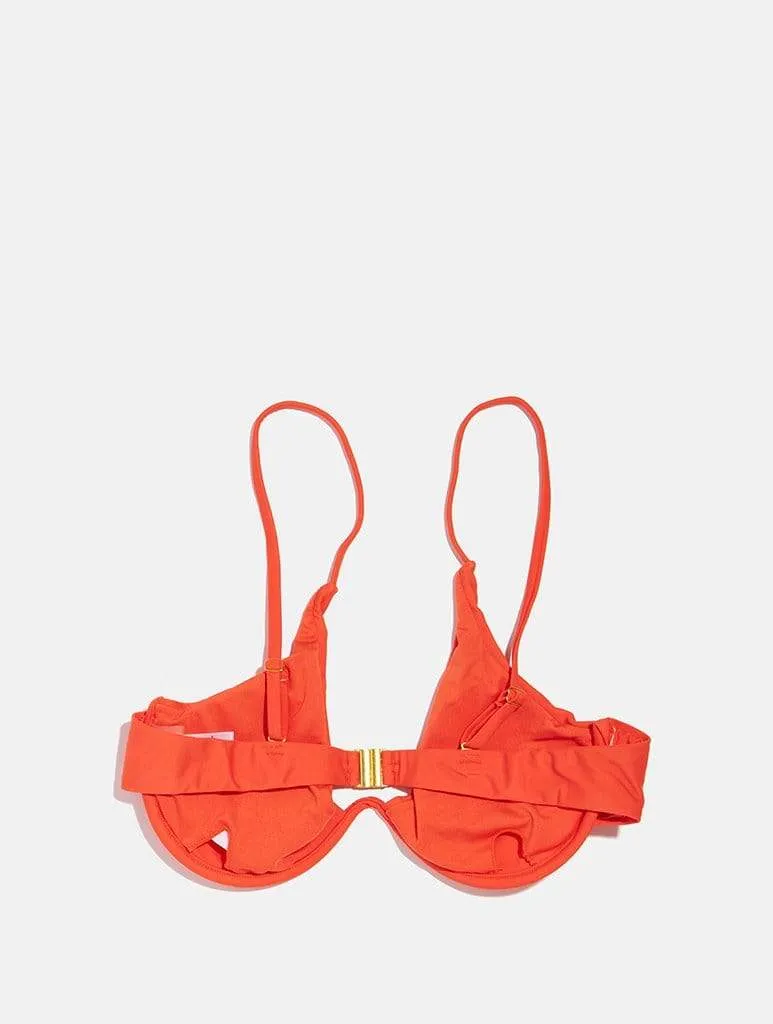 Caribbean Coral Bikini Top