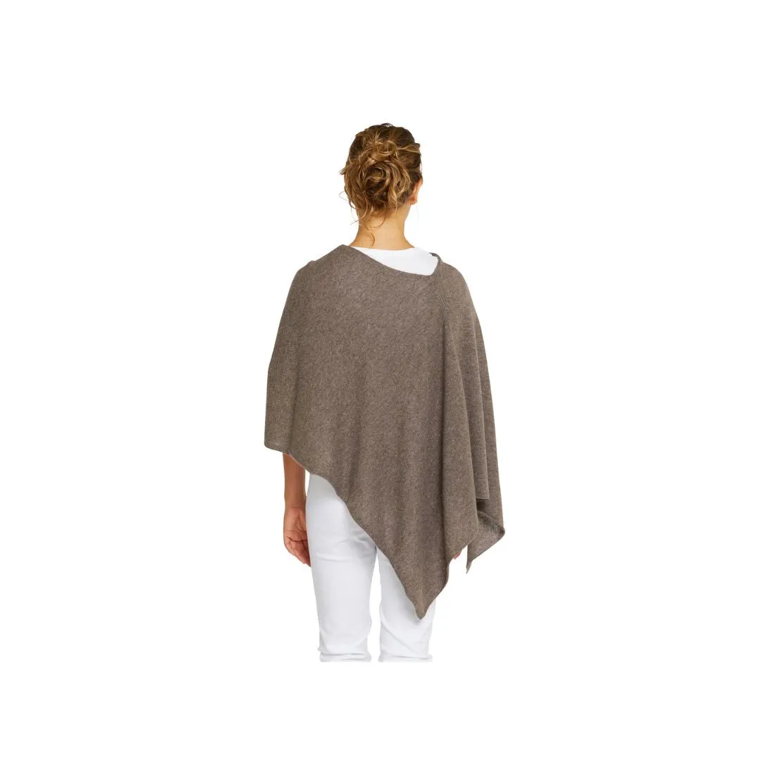 CASHMERE CLASSIC TOPPER - CHESTNUT