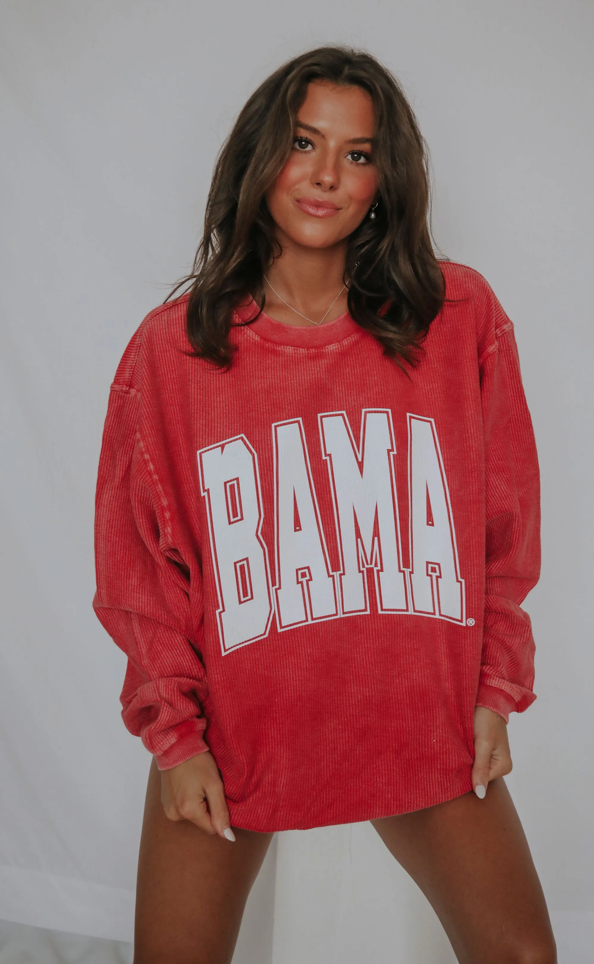 charlie southern: alabama collegiate corded sweatshirt - 2023