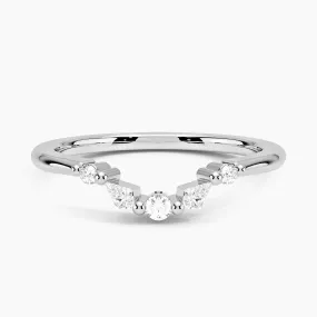 Cometa Contoured Wedding Band Ring - LR104