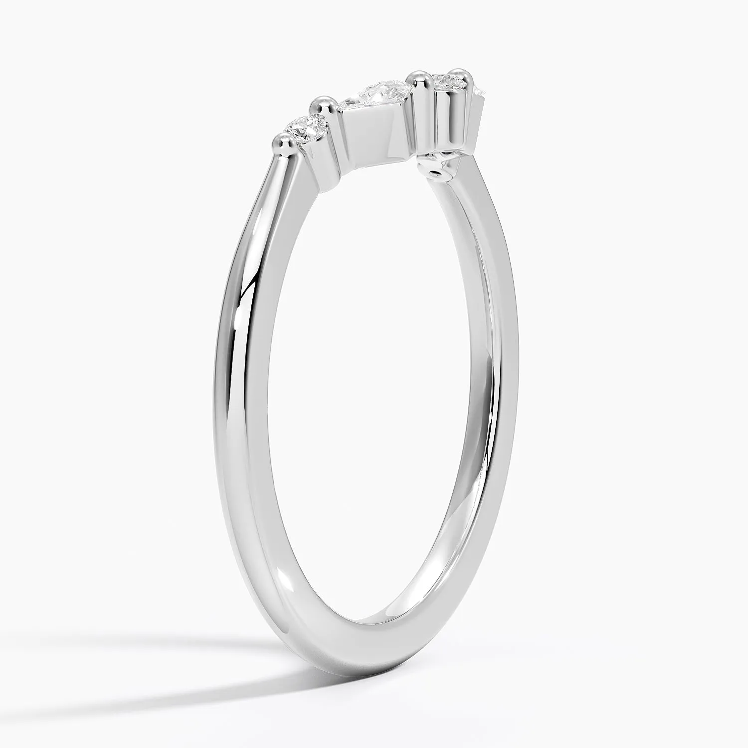 Cometa Contoured Wedding Band Ring - LR104