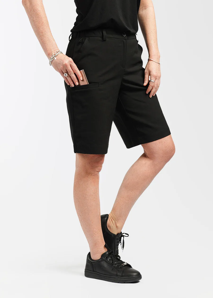 Comfort waist women's dress cargo short