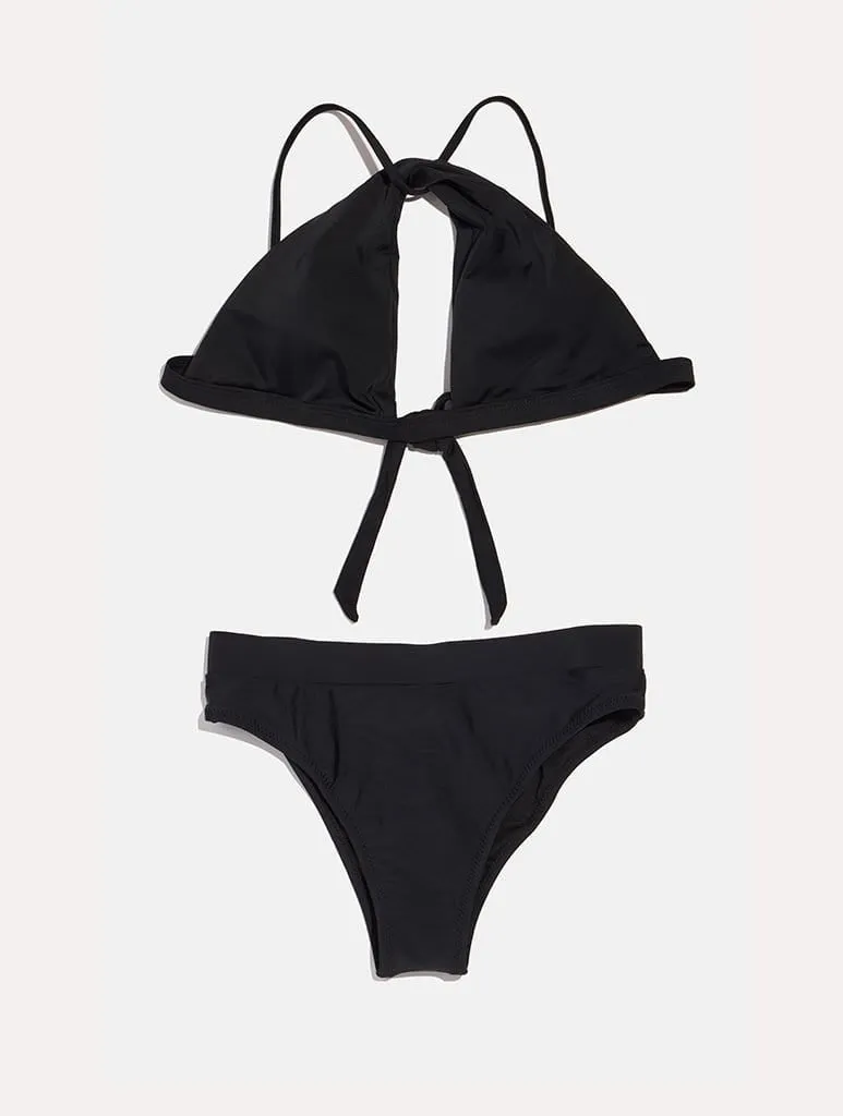 Corsica Black Bikini Bottoms