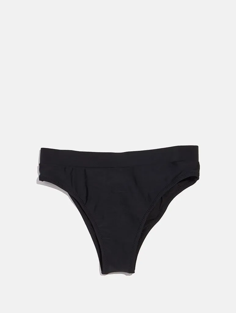 Corsica Black Bikini Bottoms