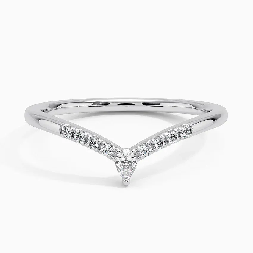 Crescendo Contoured Wedding Band Ring - LR88