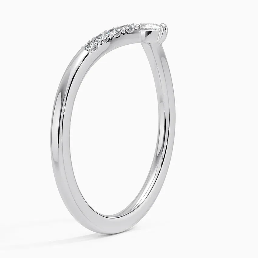 Crescendo Contoured Wedding Band Ring - LR88