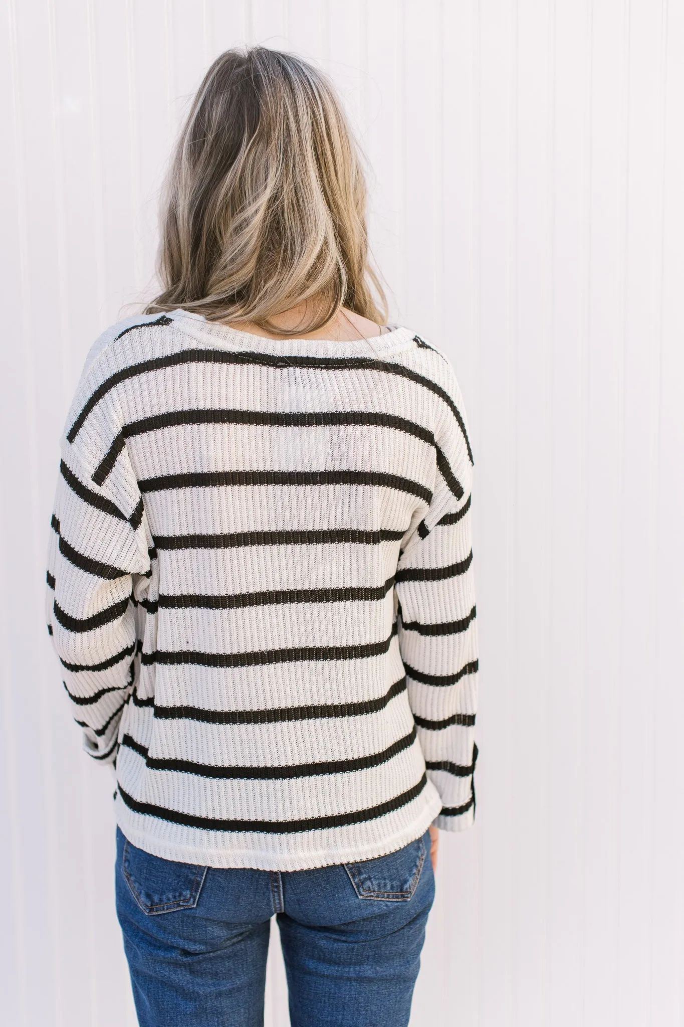 Crisp Stripe Sweater