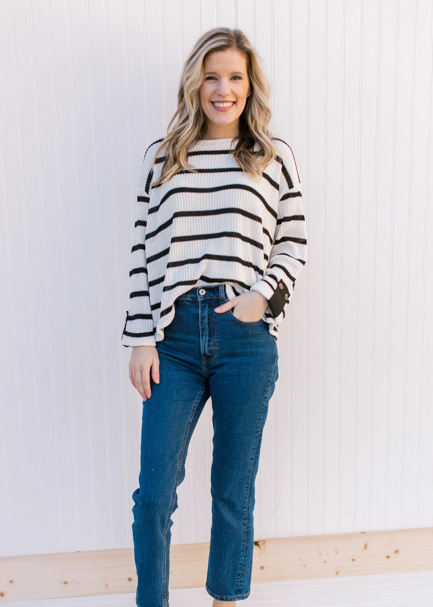 Crisp Stripe Sweater