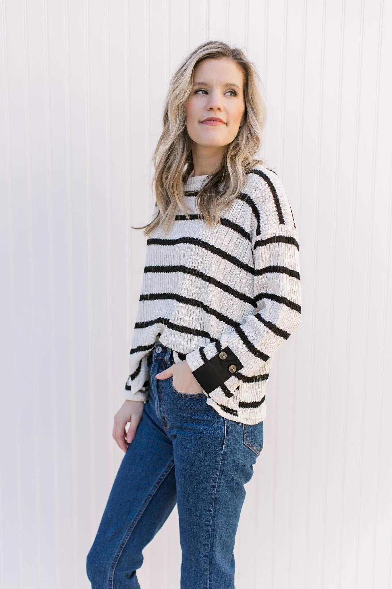 Crisp Stripe Sweater