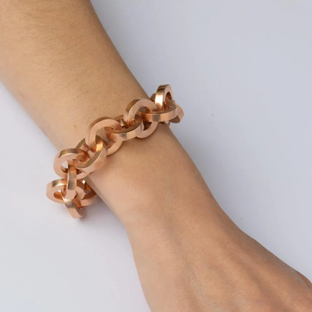 E 460 - Big Circle Chain Bracelet